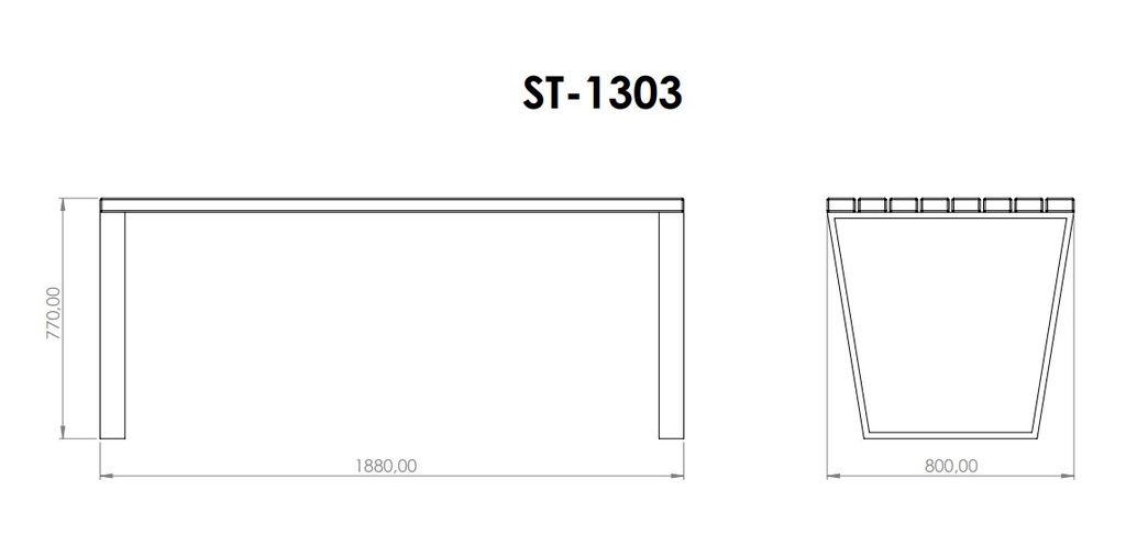 Tisch ST-1303-3