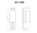 Abfallbehälter KO-1209-4