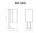 Abfallbehälter KO-1212-4