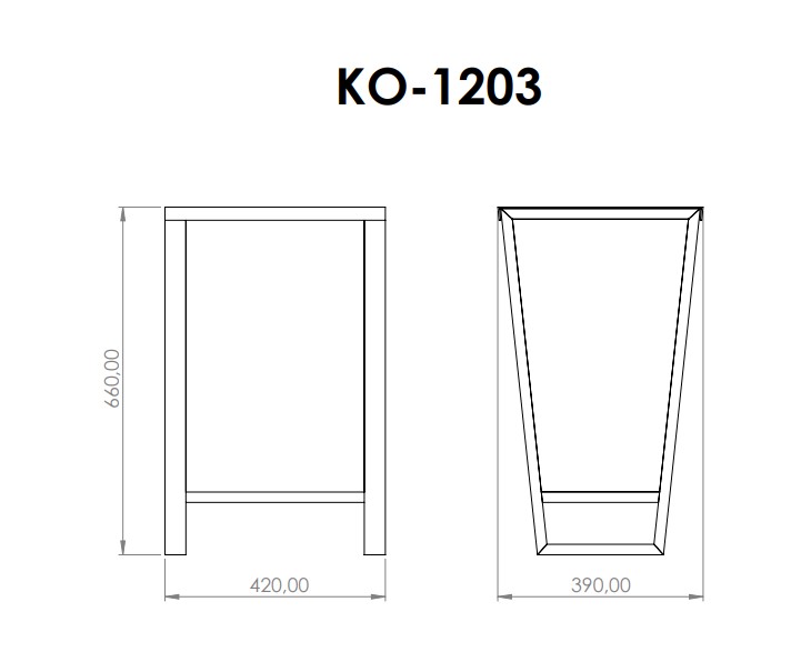 Abfallbehälter KO-1203-4