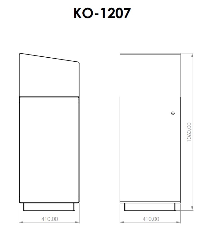 Abfallbehälter KO-1207-4
