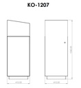 Abfallbehälter KO-1207-4